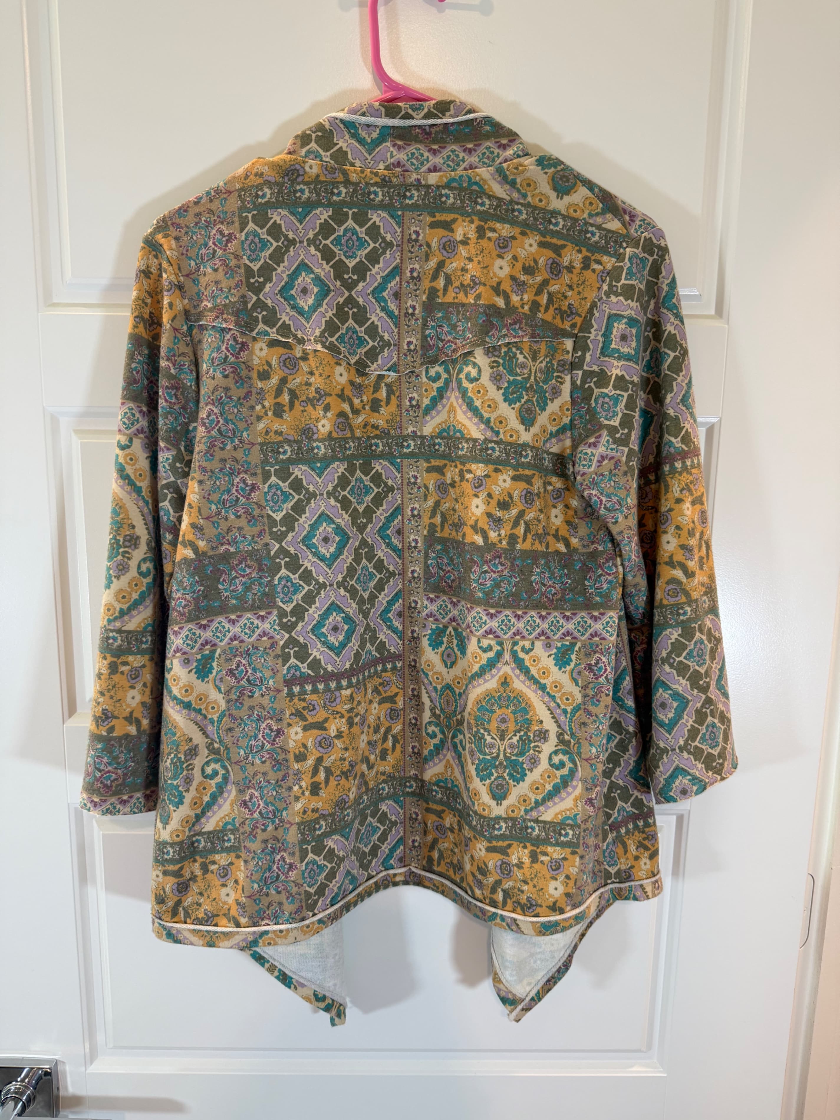 Cato Women's Boho Print Cardigan XS - Thumbnail 2