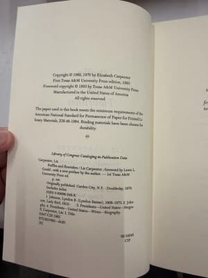 Liz Carpenter Ruffles & Flourishes Paperback 1st Ed 1993 Texas A&M Univ Press - Thumbnail 2