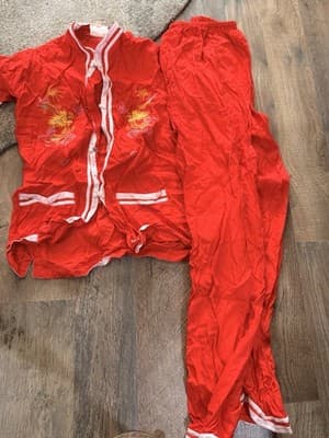 Vintage Chinese Dragon Pajama Set - Thumbnail 2