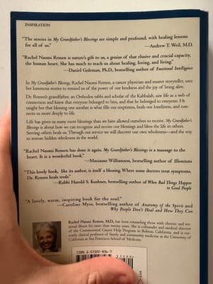 Rachel Naomi Remen My Grandfather's Blessings PB 1st Ed 2000 Riverhead Jewish - Thumbnail 3