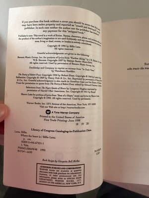Billie Letts Where the Heart Is Oprah's Book Club Trade PB 1st Printing - Thumbnail 2