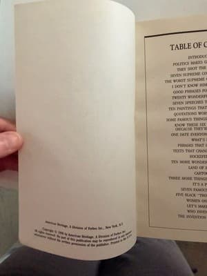 American Heritage Magazine 199 Things Every American Should Know Paperback 1990 - Thumbnail 2