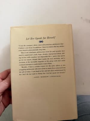 Anne Morrow Lindbergh Bring Me a Unicorn Hardcover Harcourt 1972 w/ Dust Jacket - Thumbnail 3