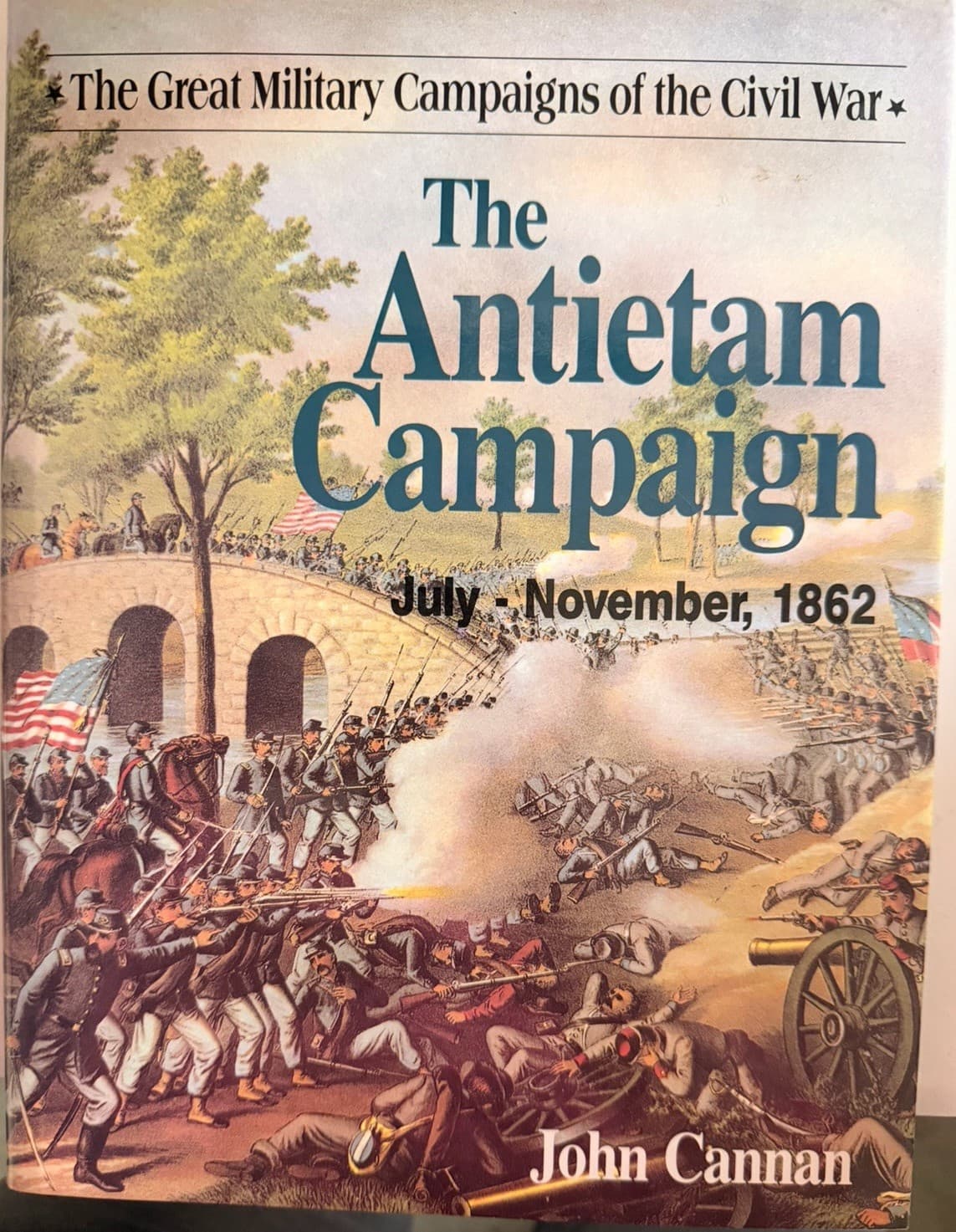 John Cannan The Antietam Campaign Hardcover 1990 DJ Illus Civil War