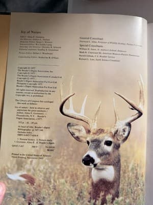 Reader's Digest Joy of Nature Hardcover 1977 Illustrated Nature Study Book - Thumbnail 2