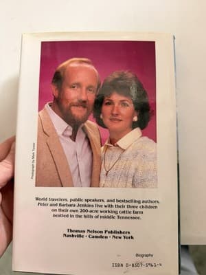 Peter Jenkins Barbara Jenkins The Road Unseen Hardcover Thomas Nelson 1985 DJ - Thumbnail 3
