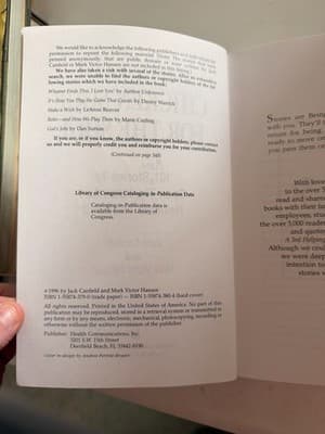 Chicken Soup for the Soul 3rd Serving Canfield Hansen PB Health Comm 1996 - Thumbnail 2