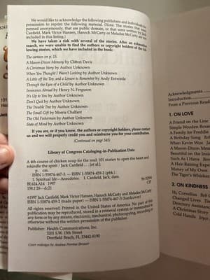 Jack Canfield Mark Victor Hansen A 4th Course of Chicken Soup Hardcover Health … - Thumbnail 2