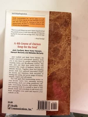 Jack Canfield Mark Victor Hansen A 4th Course of Chicken Soup Hardcover Health … - Thumbnail 3