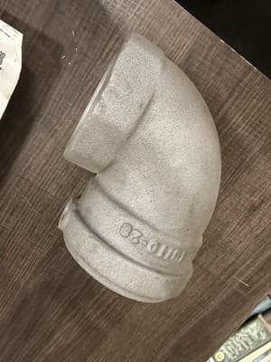 Emco Wheaton 9110-20 Aluminum Elbow NPT-to-NPT - Thumbnail 3