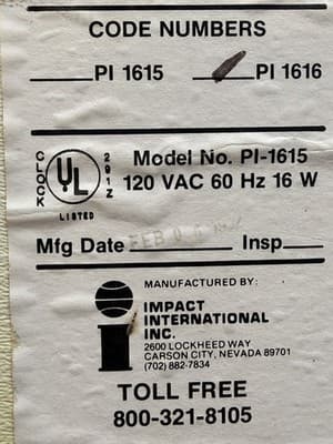 Pepsi Electric Wall Clock Advertising Sign Model PI-1615 FEB 90 Blue White Red - Thumbnail 3