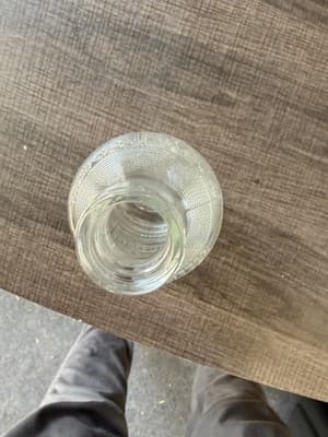 Vintage Pepsi-Cola Embossed Glass Bottle - Thumbnail 4