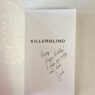 Killerblind Jack Bunds Trade PB Signed 2008 Tate Publishing Thriller - Thumbnail 2