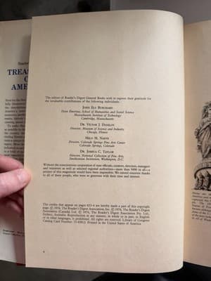 Reader's Digest Treasures of America Hardcover Illustrated Vintage w/ Dust Jack… - Thumbnail 5