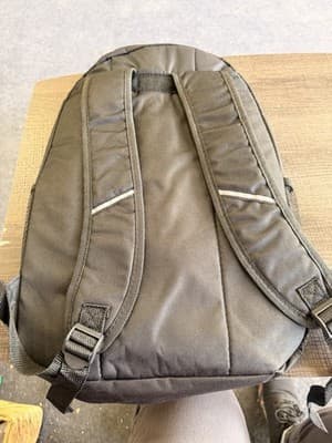Duna Black Padded Laptop Backpack Nylon Solid Fits 17 - Thumbnail 2