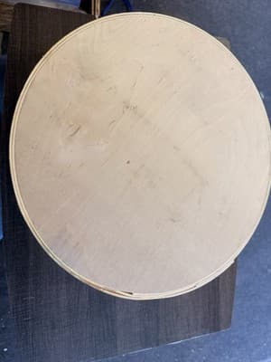 Wisconsin Cheese Round Wooden Advertising Storage Box w/ Lid, Graphic Print - Thumbnail 4