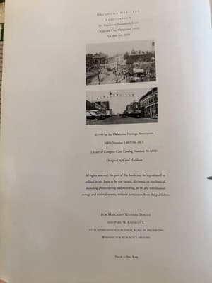 Franks Lambert Teague Washington County Centennial History HC Oklahoma Heritage… - Thumbnail 3