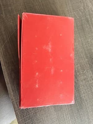 Vintage Dominoes Tile Game Set with Red Case and Instructions, Strategy Theme - Thumbnail 4