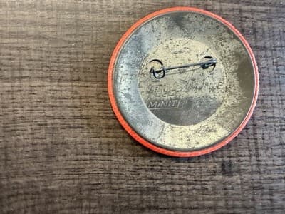 Rotary International Tractor Pull Sponsor Red Pinback Lapel Collectible - Thumbnail 2