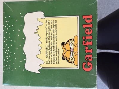 1978 Enesco Garfield Christmas Stocking Hanger E-5937 Artist Designed 4.5" - Thumbnail 7