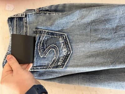 Silver Jeans Suki Curvy Fit Mid Rise Bootcut Blue Denim Women's Jeans - Thumbnail 2
