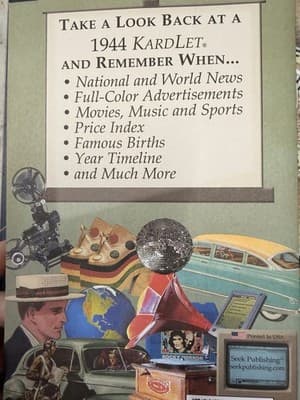1944 Remember When KardLet Seek Publishing Collector's Ed PB Illustrated History - Thumbnail 2