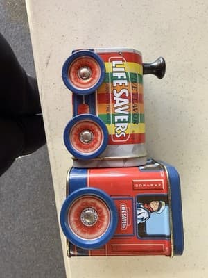 Life Savers Vintage 1997 Tin Toy Truck Advertising Collectible