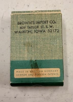 Hexe Needle Threader Original Box Made in Western Germany Brown's Import Co. - Thumbnail 3
