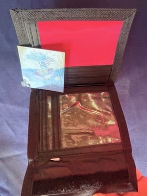 Endless Summer By Erica Lee Pink Black Tri-Fold Women's Wallet Zipper - Thumbnail 4