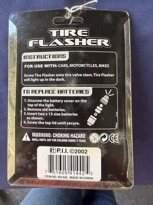 2002 Tire Flasher Wheel Light – Blue - Thumbnail 2