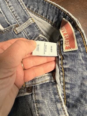 Lot Size 13-15 Jeans Shorts Pants Denim Cotton Blue Beige Black Khaki - Thumbnail 2