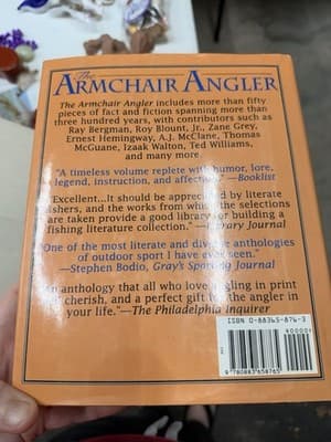 Terry Brykczynski Armchair Angler Hardcover 1st Galahad Ed 1994 DJ Illus - Thumbnail 3