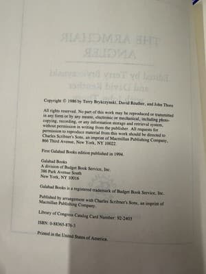 Terry Brykczynski Armchair Angler Hardcover 1st Galahad Ed 1994 DJ Illus - Thumbnail 2
