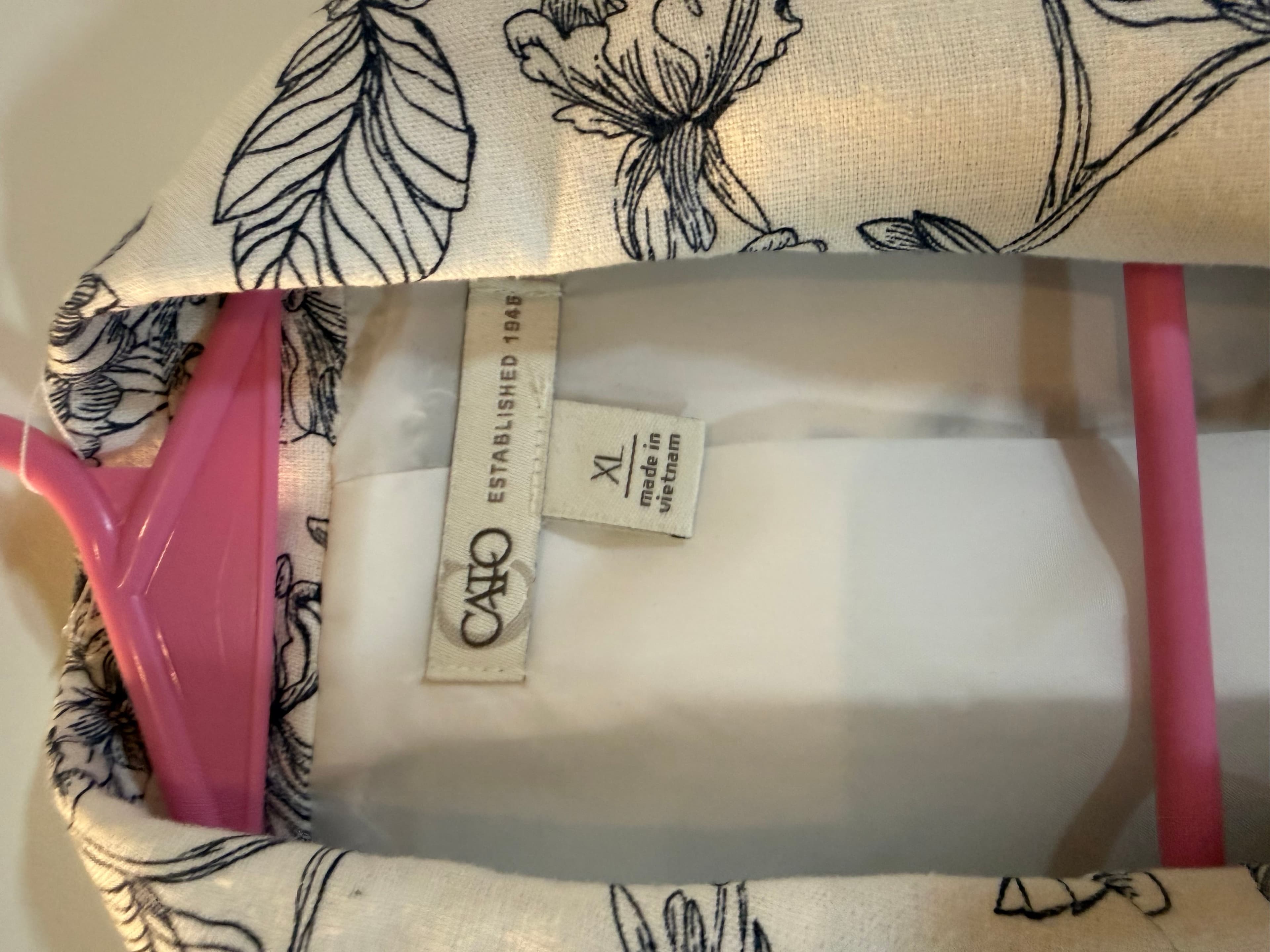 Cato Floral Blazer Jacket XL - Thumbnail 2