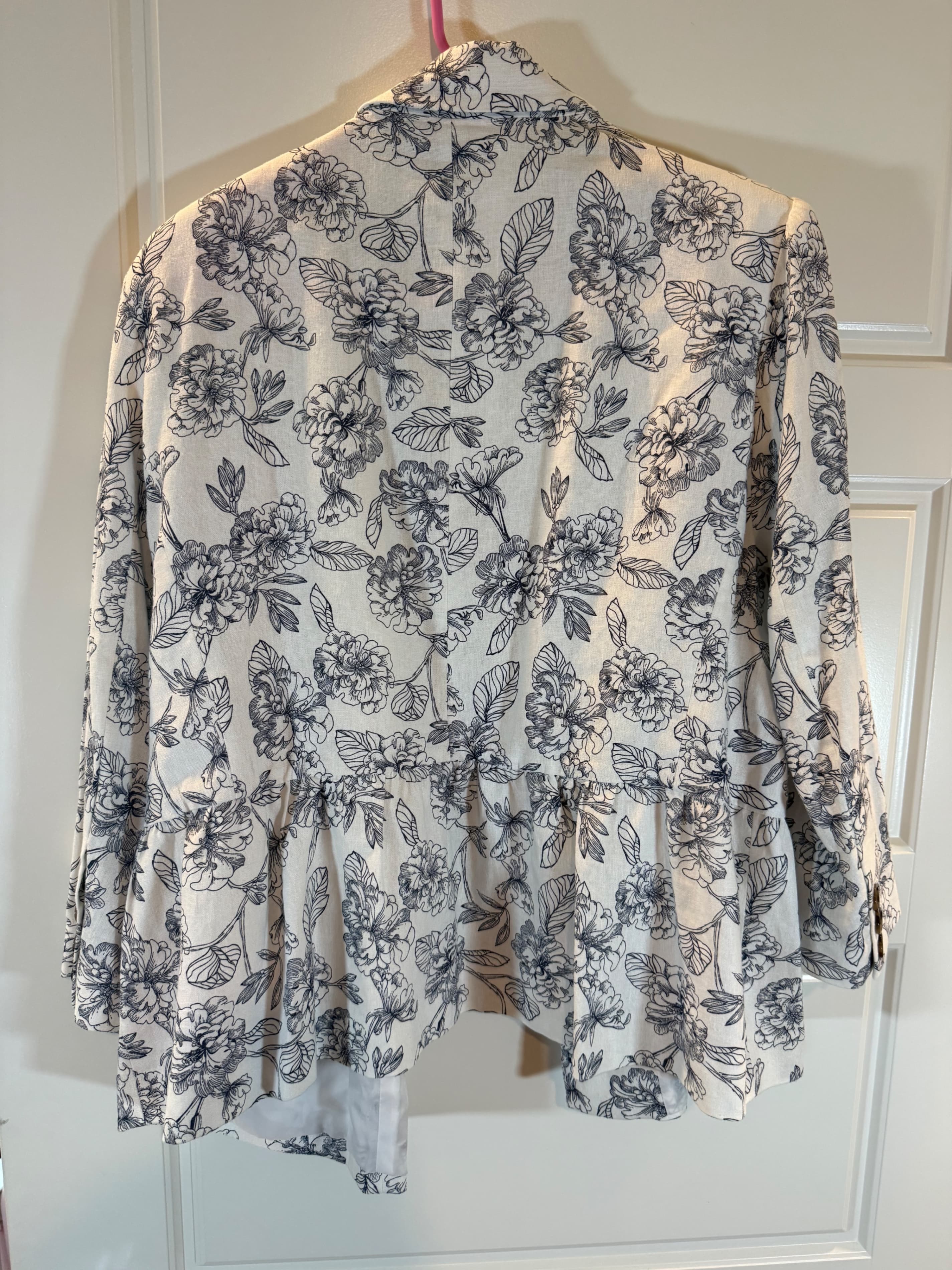 Cato Floral Blazer Jacket XL - Thumbnail 3