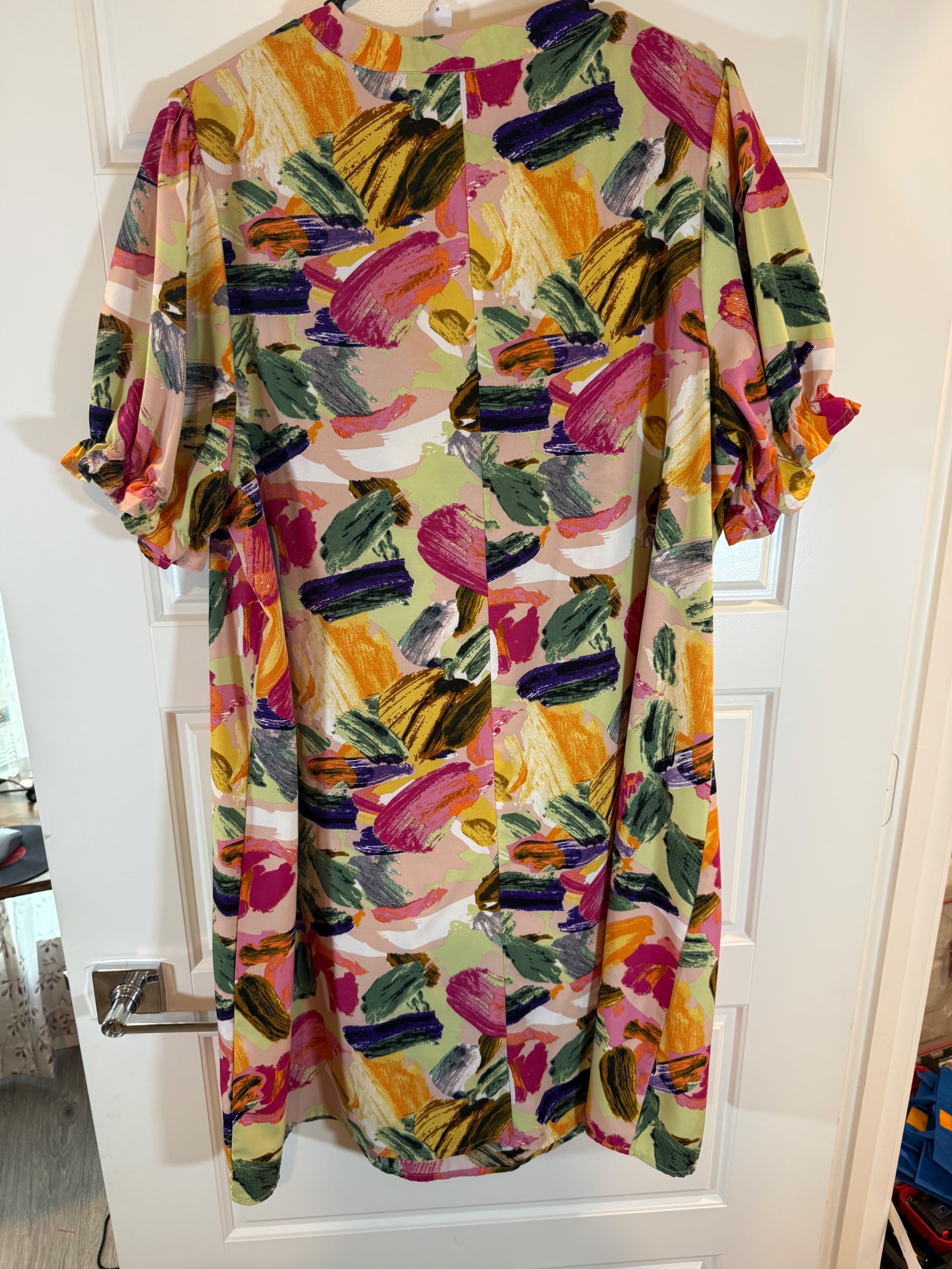 SHEIN Curve 2XL Abstract Print Dress - Image 1
