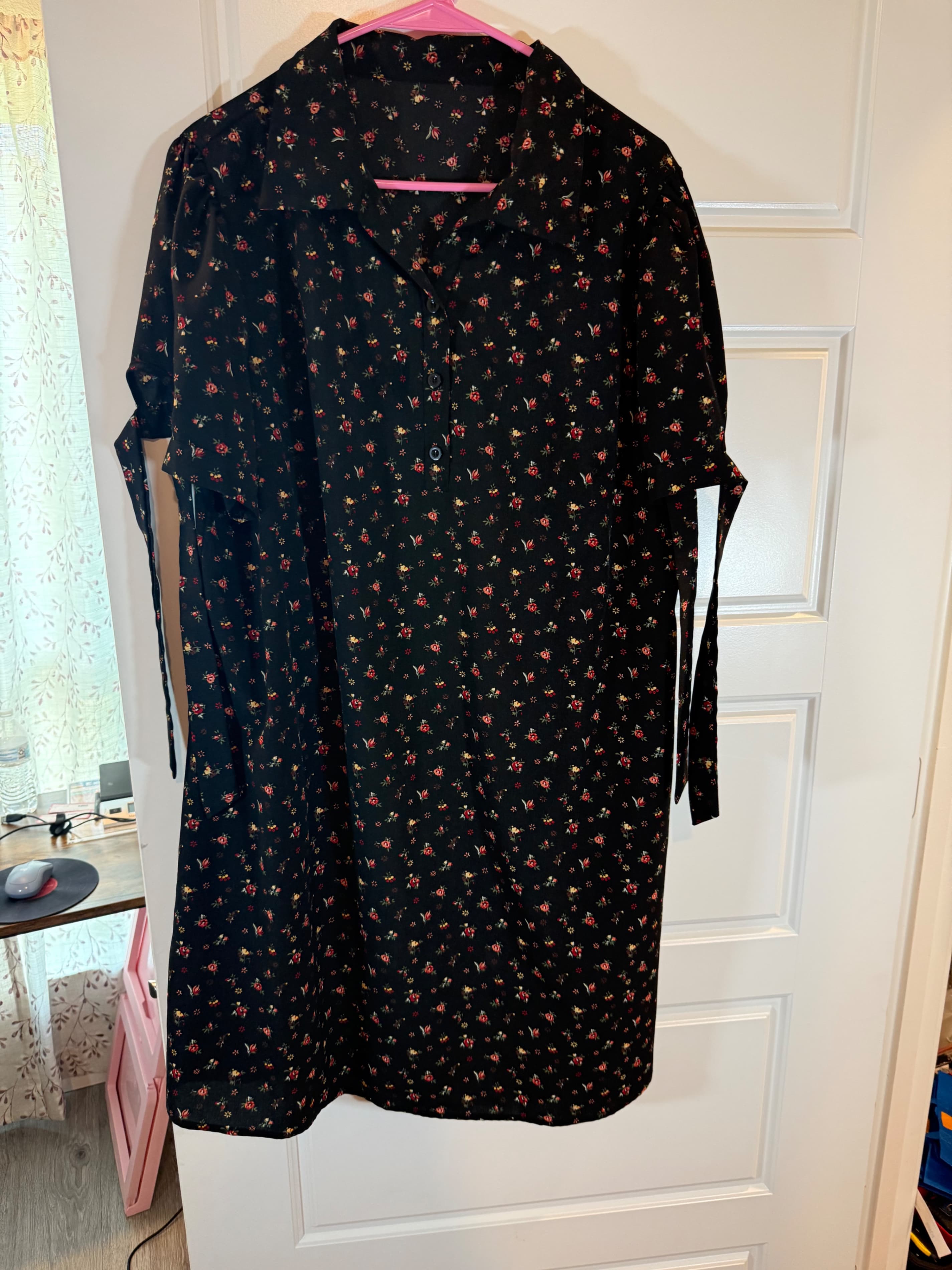 SHEIN Curve Floral Dress 1XL - Thumbnail 3