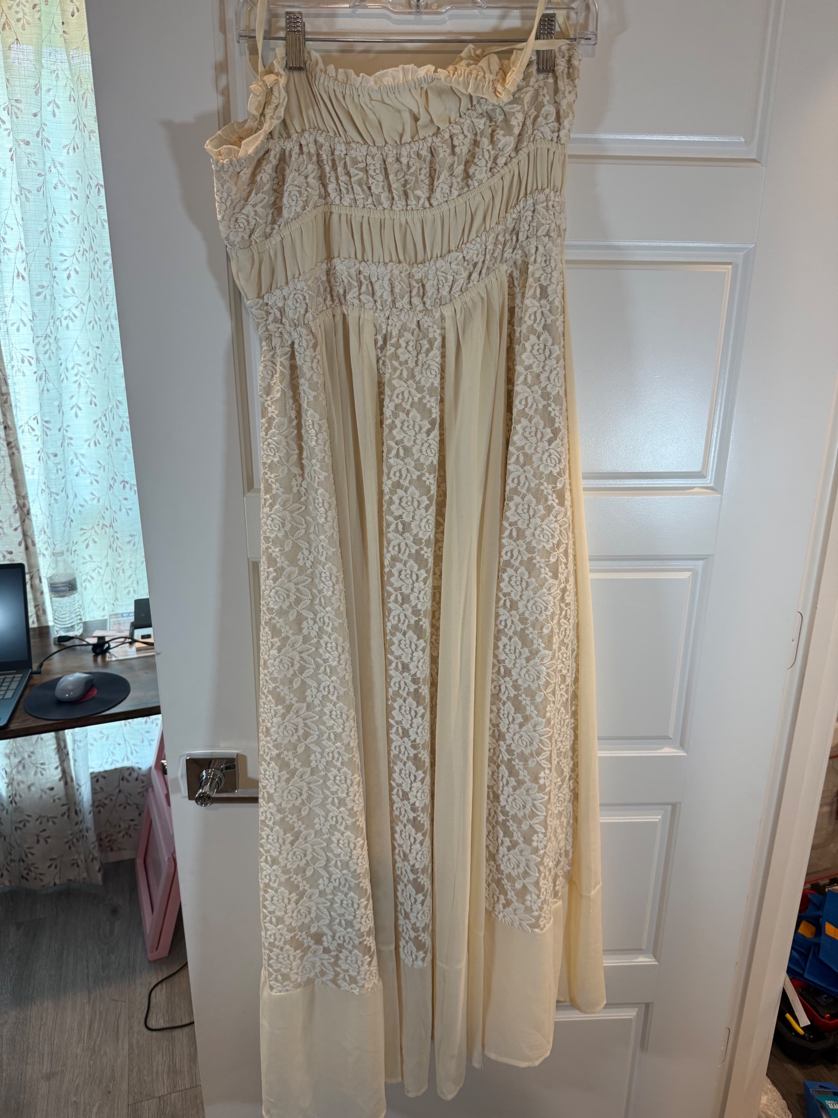 SHEIN Lace Maxi Dress XL - Image 1
