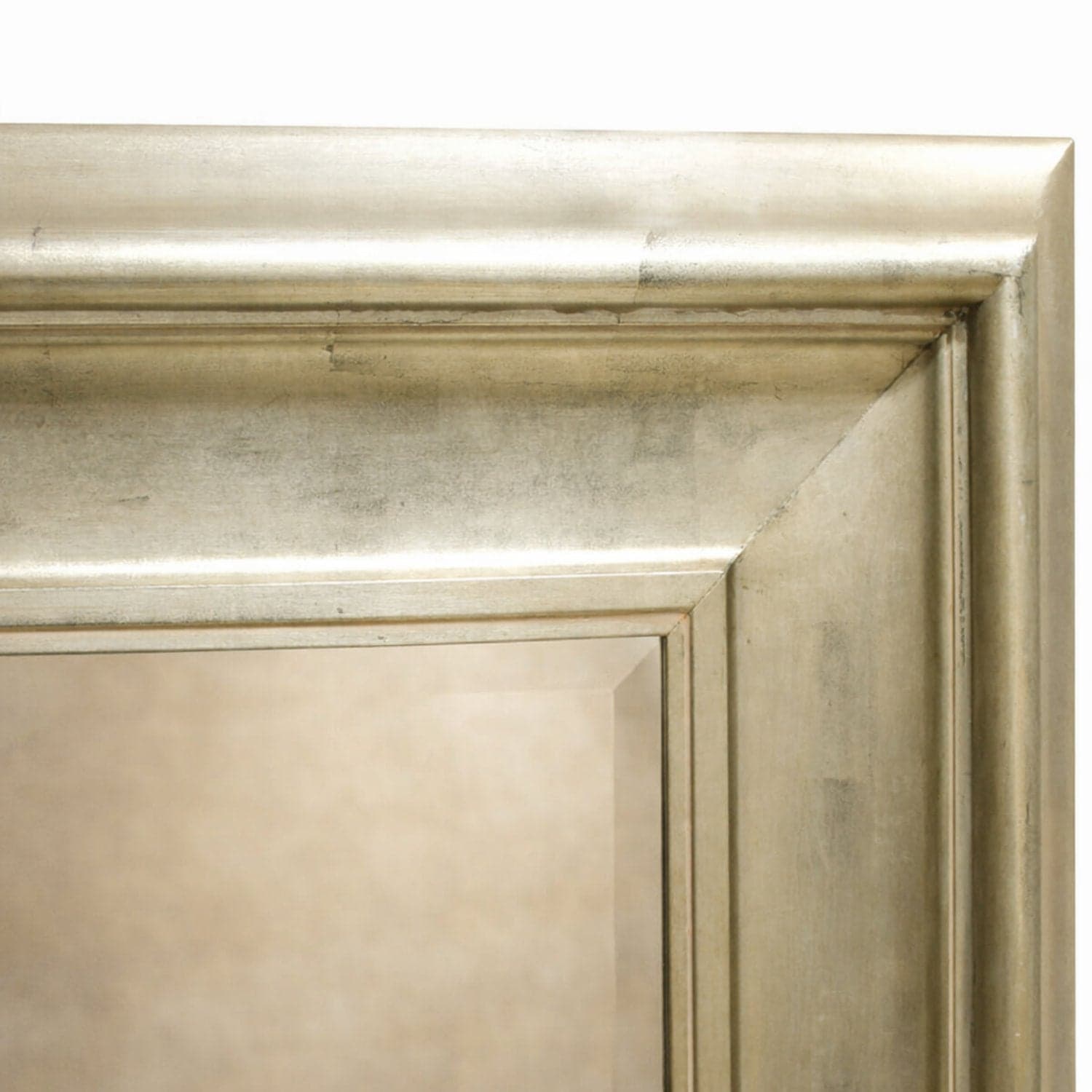 Large Silver Framed Mirror - Thumbnail 2