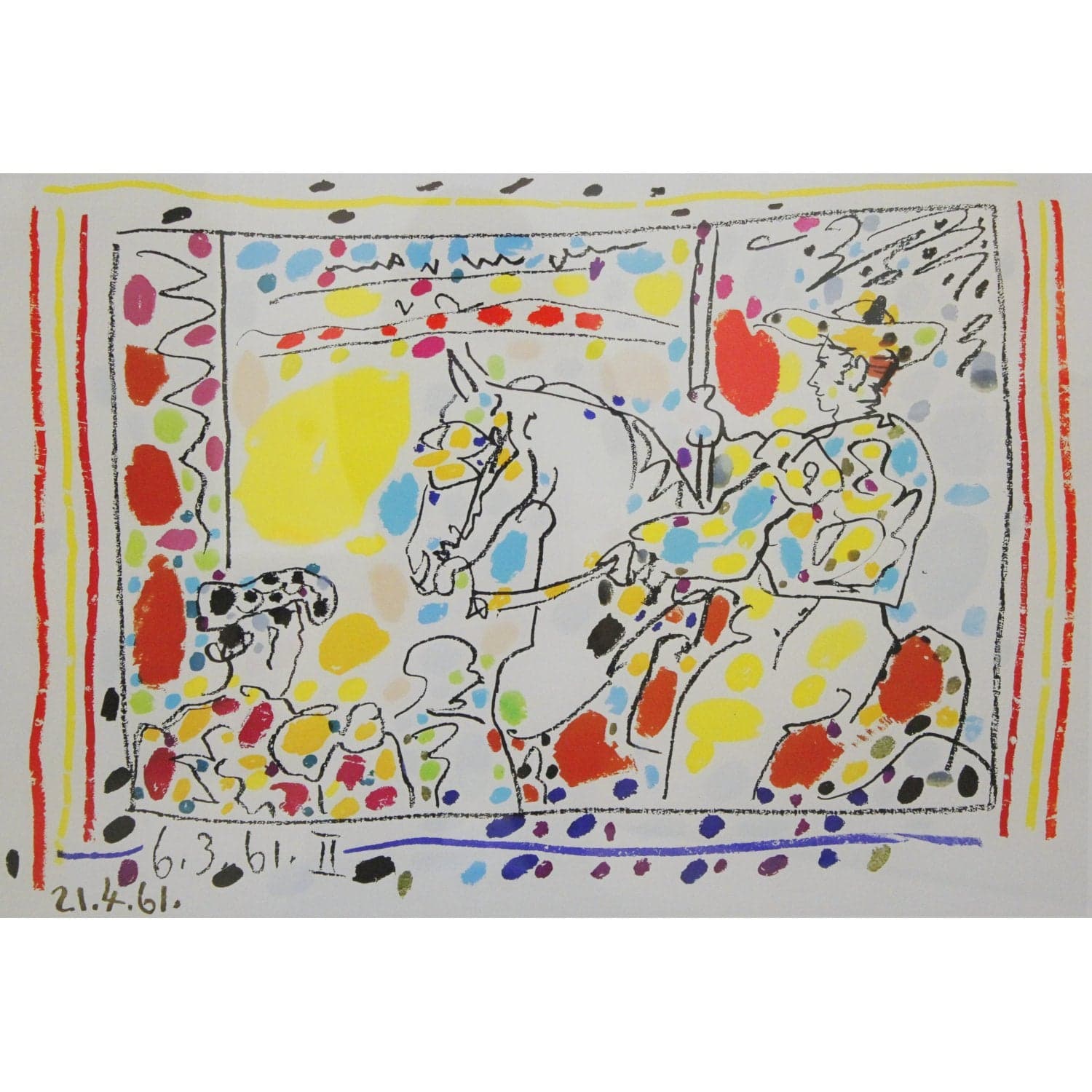 Gallery Framed Art Print 'Le Picador II 1961' By Pablo Picasso - Thumbnail 2