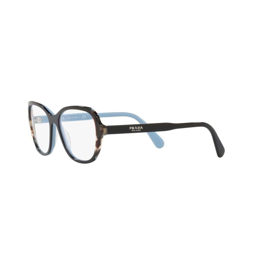 Eyeglasses Prada PR 3 VV KHR1O1 Top Black/Azure/Spotted Brown, 54/17/140 - Image 1