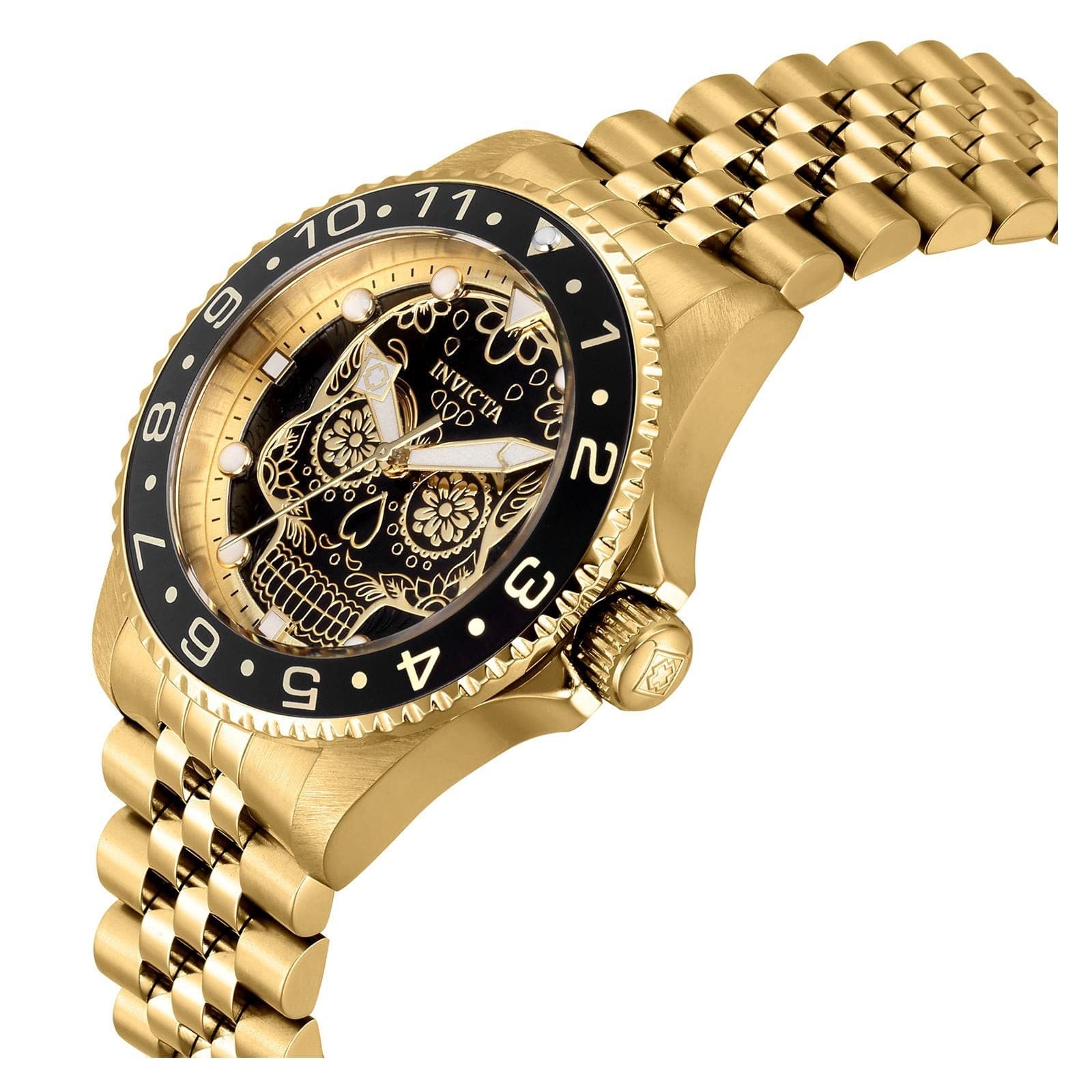 Invicta Men's 40mm Pro Diver Dia De Los Muertos Men's MOP Skull Dial Watch - Thumbnail 2