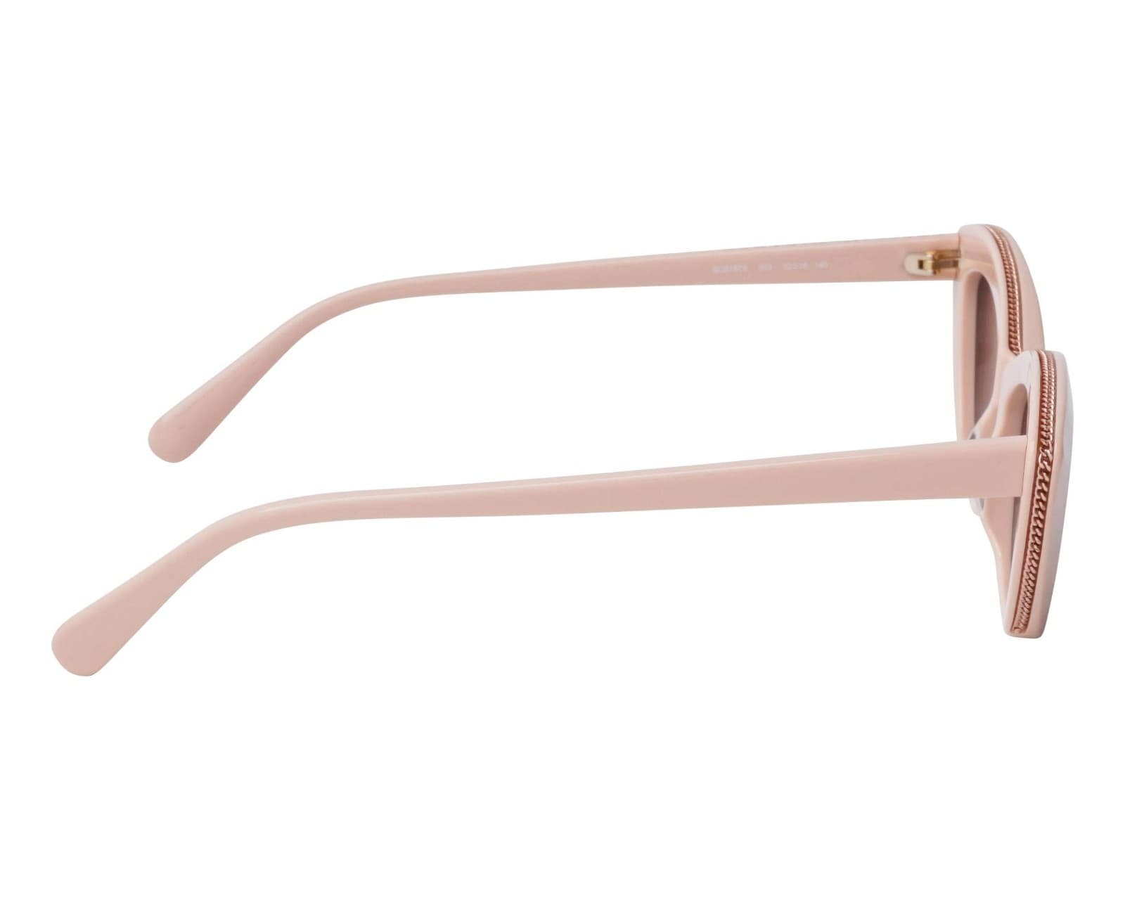 Stella McCartney Women's Chain Trimmed Cat Eye Sunglasses SC0187S - Thumbnail 3