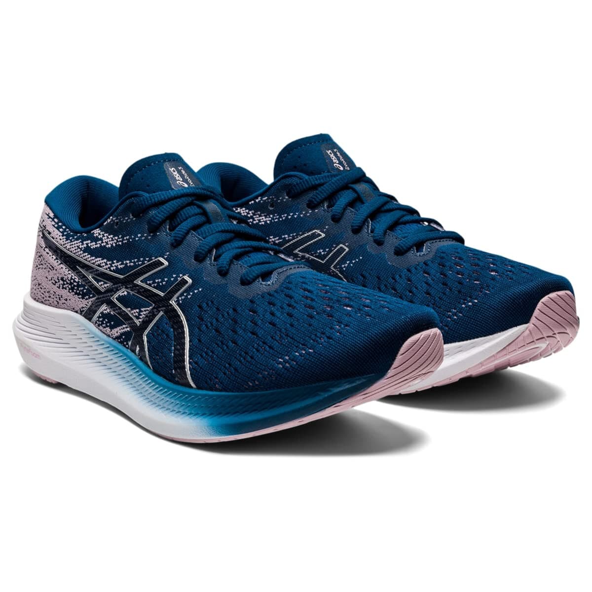 Asics EvoRide 3 Women’s Running Shoes Sneakers Mako Blue Pure Silver 9.5 - Image 1