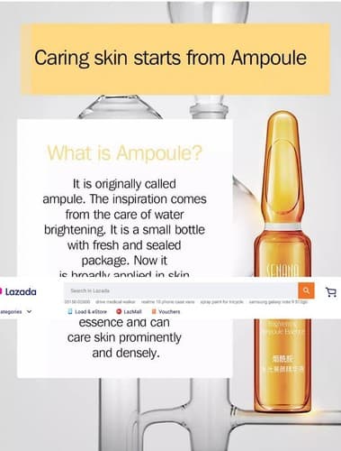 Senana Niacinamide Ampoule 7-Piece Serum Skin Whitening, Hydratting Anti-Aging - Thumbnail 6