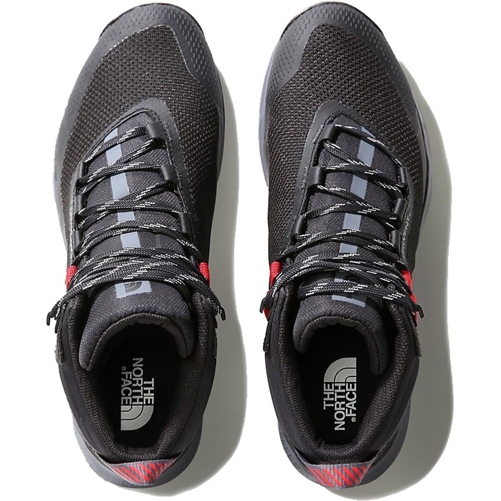 The North Face Cragstone Mid WP Hiking Sneaker Men’s TNF Black Vanadis Grey 8 M - Thumbnail 4