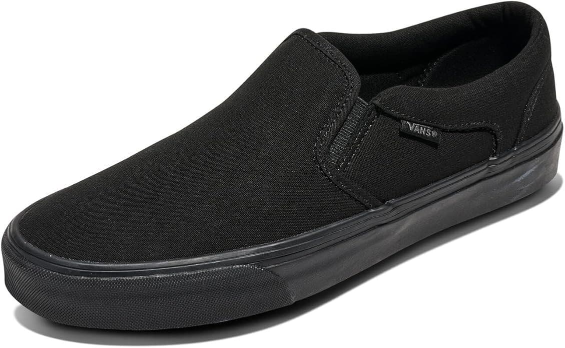 Vans Asher Slip-On Black Shoes Men’s Size 11.5 M - Thumbnail 2