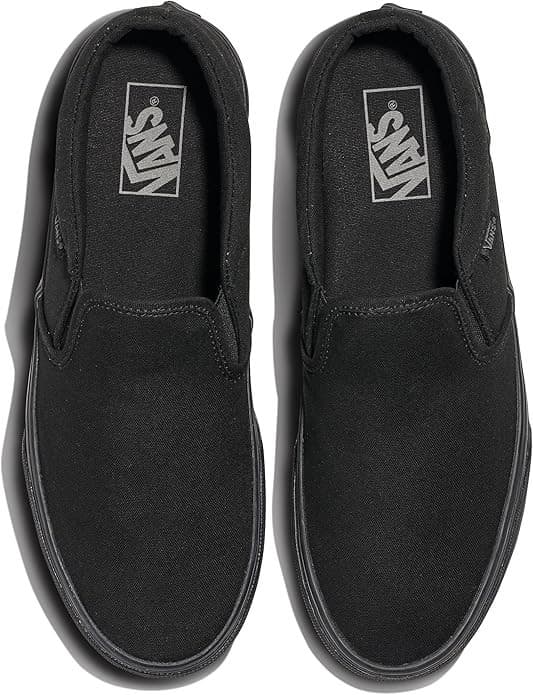 Vans Asher Slip-On Black Shoes Men’s Size 11.5 M - Thumbnail 4
