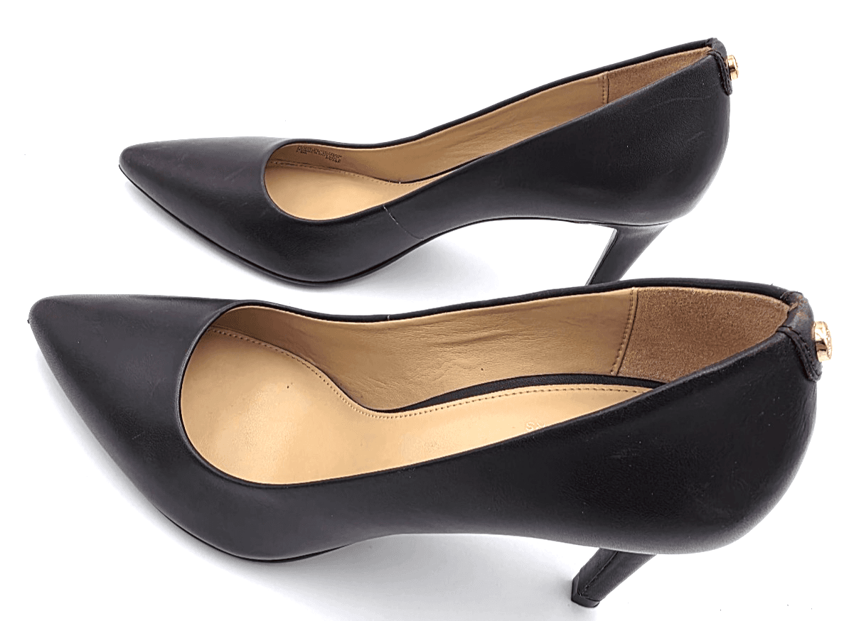 Michael Kors Womens Dorothy Leather Pointed Toe Classic PUMPS Brown Size 7.5 M - Thumbnail 3