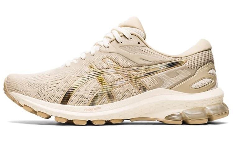 ASICS GT-1000 10 Women's Running Shoes Cream/Putty Size 8 M - Thumbnail 3